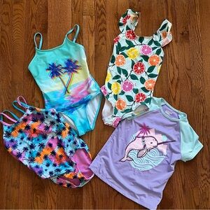Lot of Girls Size Medium Swimsuits